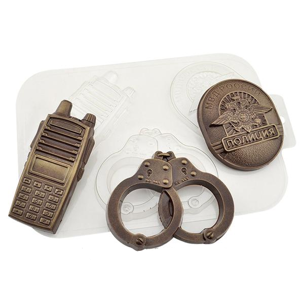 Форма для шоколада «Набор Полиция»