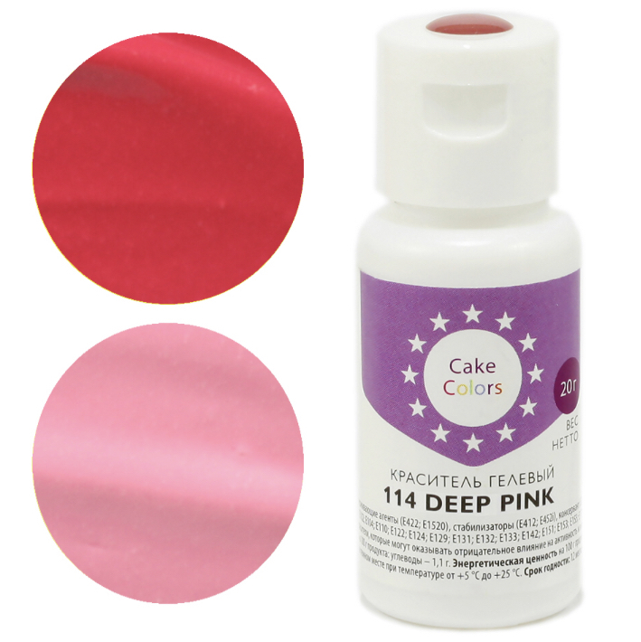 Гелевый краситель Cake Colors «Deep Pink», 20 гр