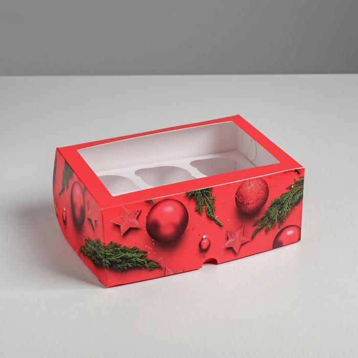 Коробка для капкейков «Present», 17×25×10 см (6)