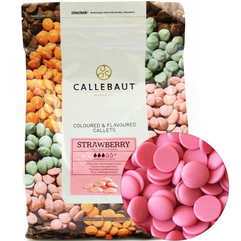 Шоколад Callebaut Клубника 100гр