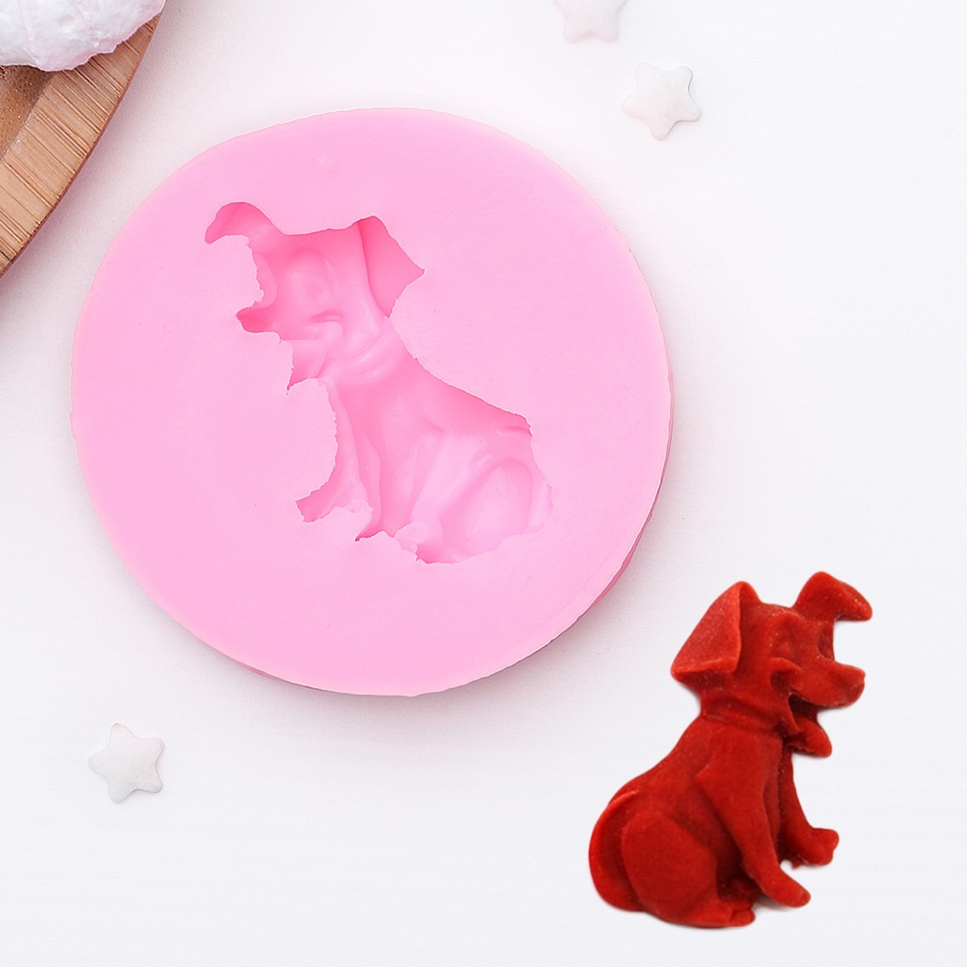 Молд силиконовый «Собака», 6.9×1.4 см