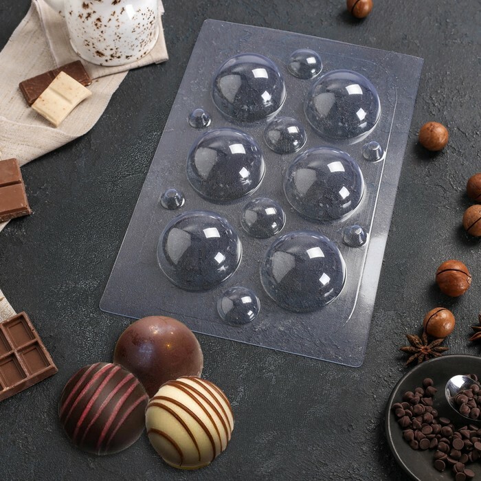 Форма для шоколада «Сферы 60 мм»