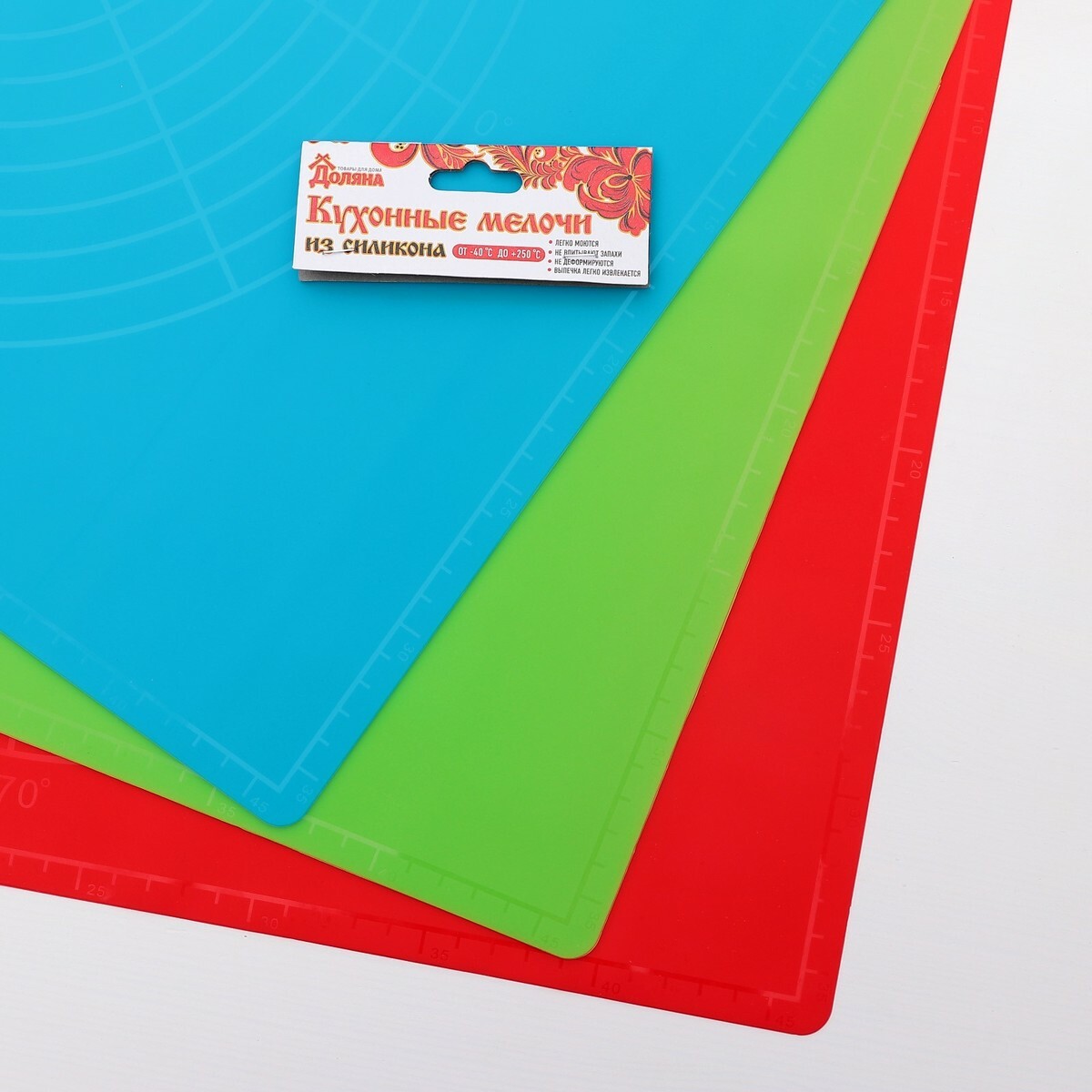 Коврик с разлиновкой «Буссен» 49×39 см, цвета МИКС