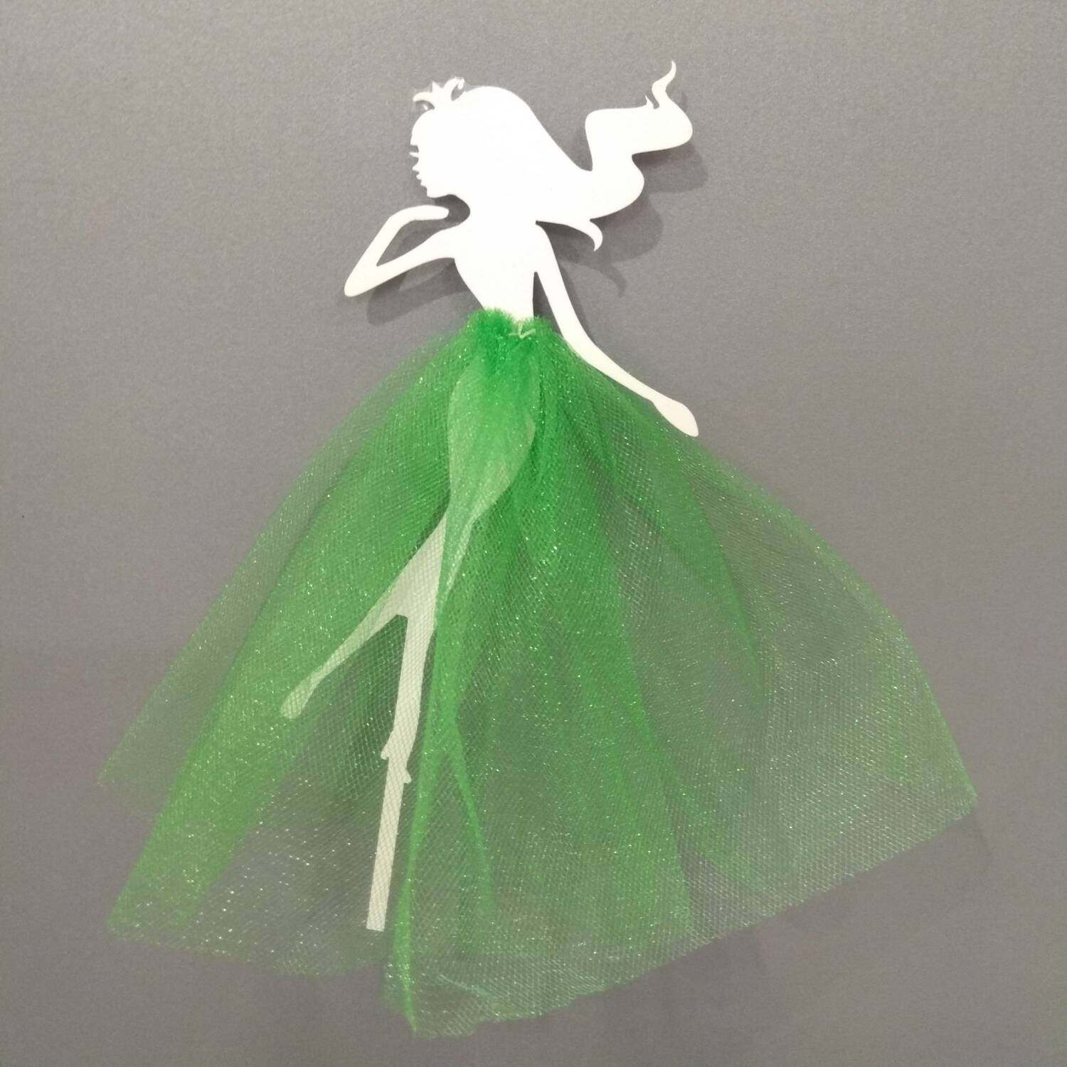 Топпер «Девушка в зелёном платье» #2