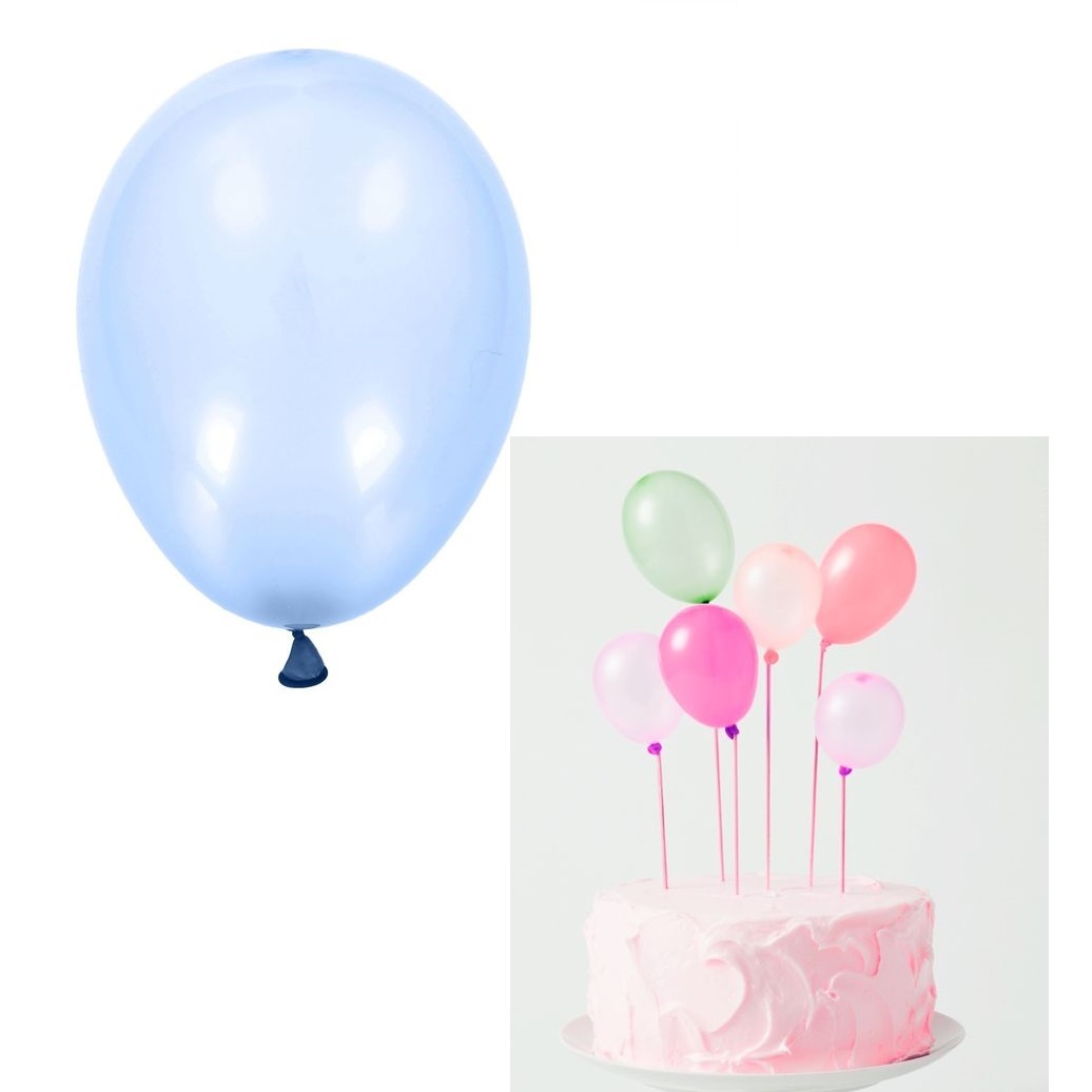 Воздушные шарики для торта (цветные), 20 шт
