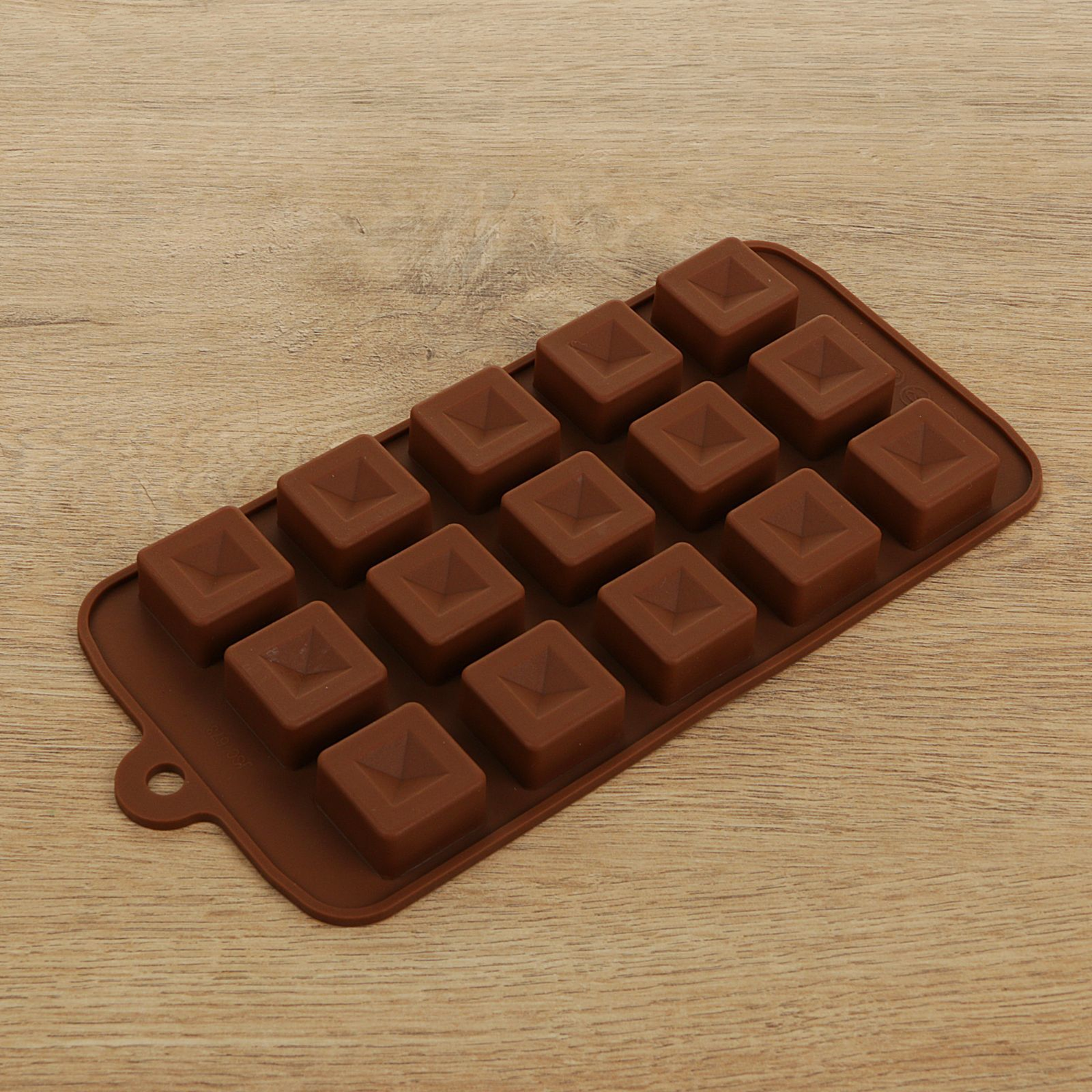 Форма для льда и шоколада «Шоколадные кубики», 23.3×11×1.5 см, 15 ячеек