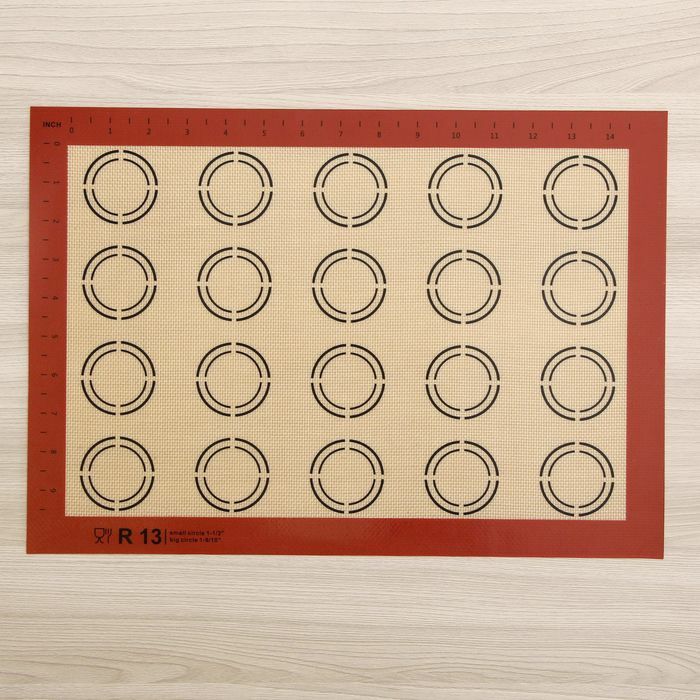 Коврик армированный «Макарон», 42×29.5 см
