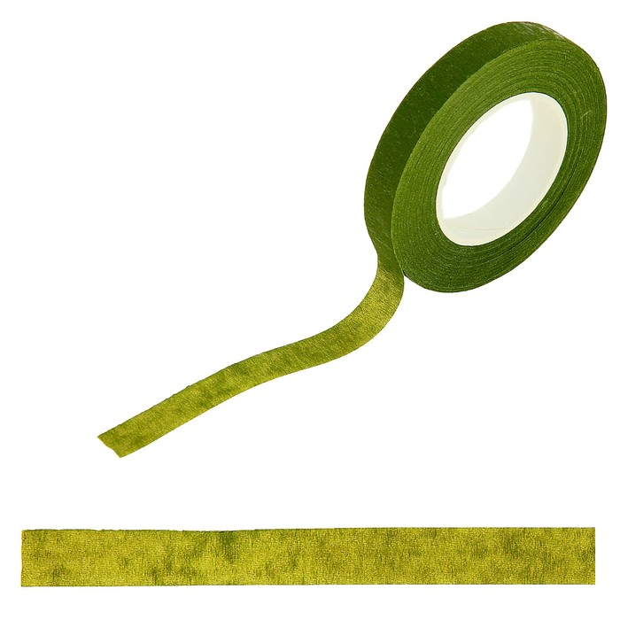 Тейп лента «Зелёная» намотка 27.3 метра ширина 1.2 см