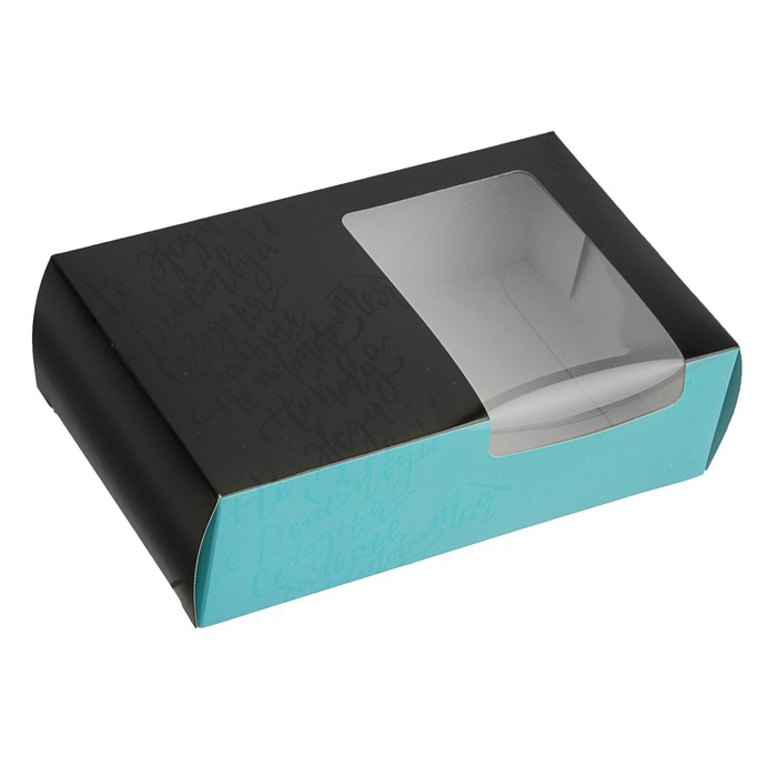Коробка для сладостей «Не жди, действуй», мятный, 5.5×11×18 см