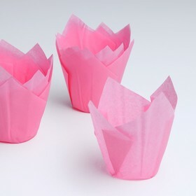 Бумажные формы для кексов Тюльпан