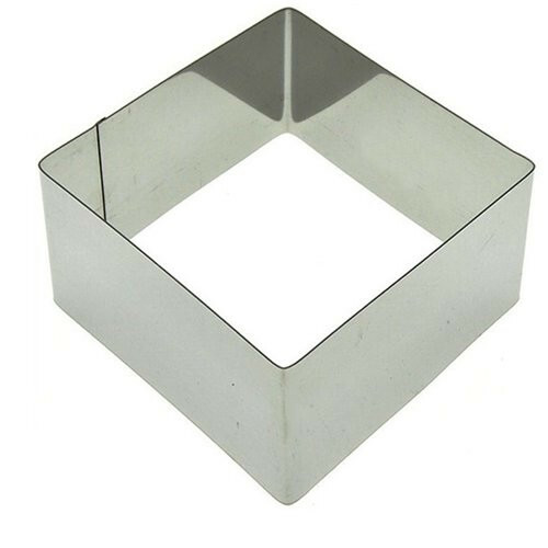 Форма для выпечки металлическая (квадрат), 20×20 см, высота 12 см